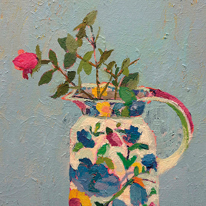 January Rose Greeting Card