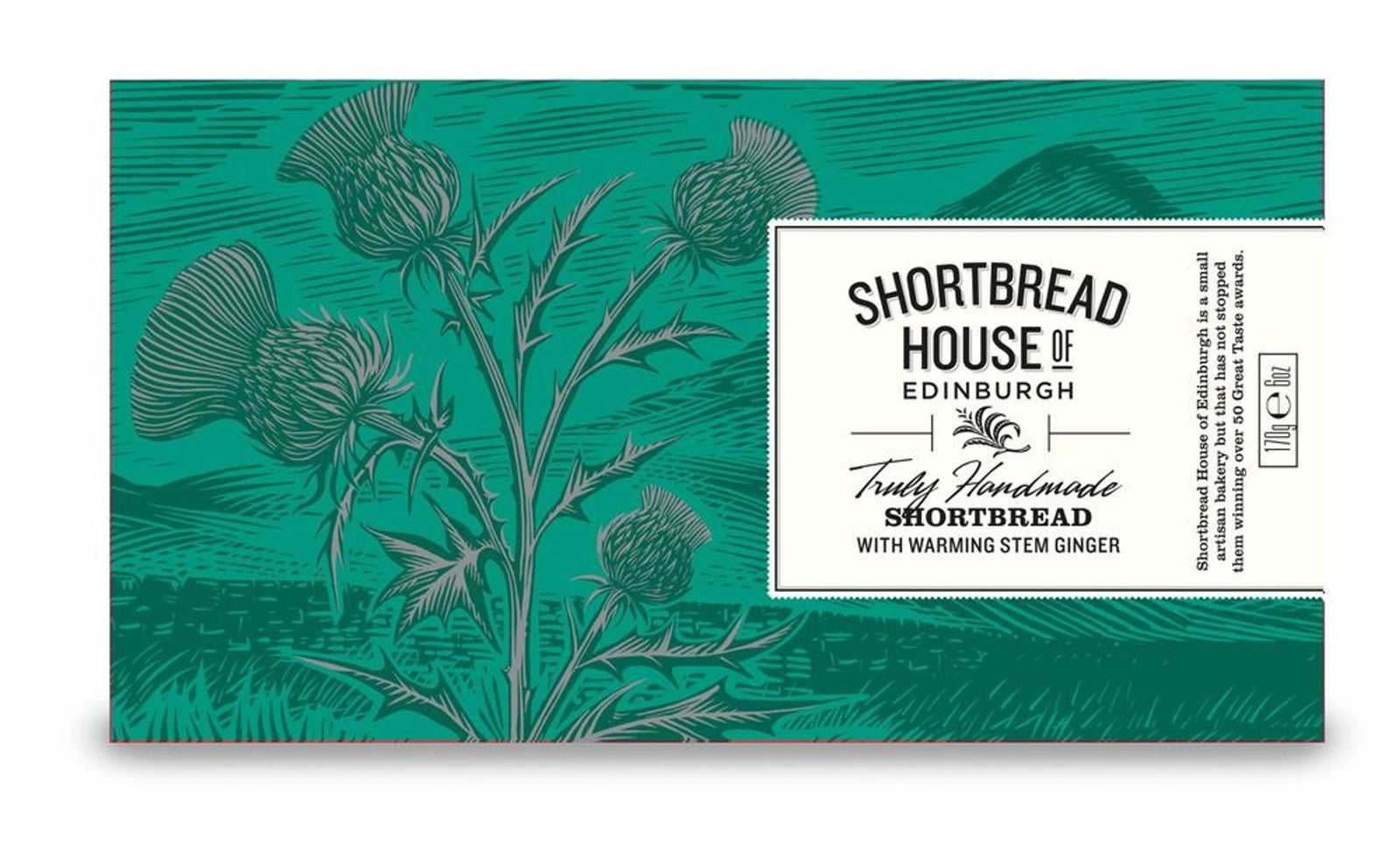 Box of Stem Ginger Shortbread Fingers