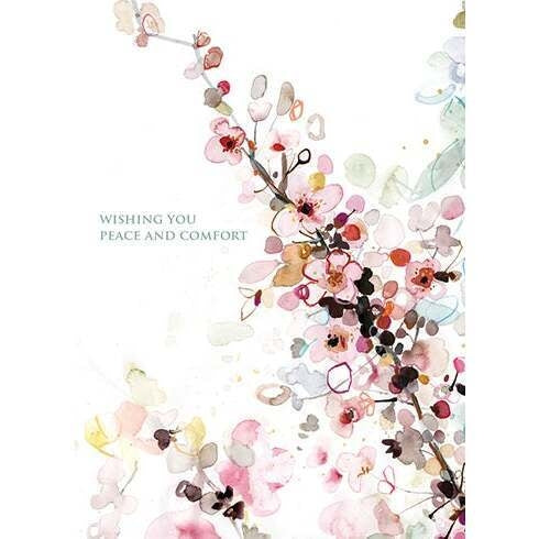 Blossom Sympathy Greeting Card