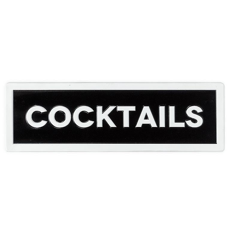 Cocktails Rectangle Sign