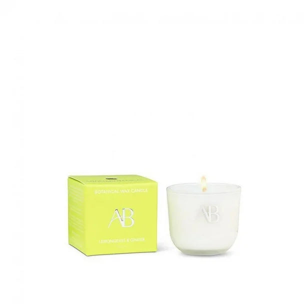 Aromabotanical mini wax candle - Lemongrass & Ginger