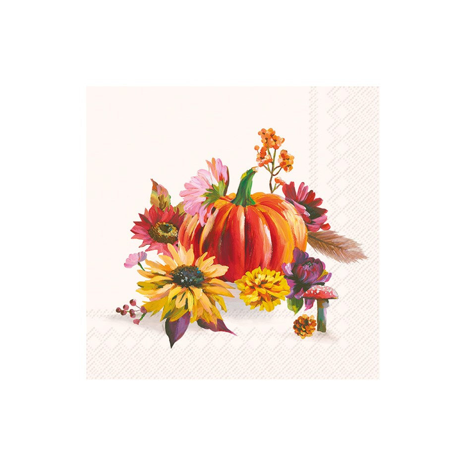 Napkin : IHR - Cocktail : SOFT PUMPKIN cream