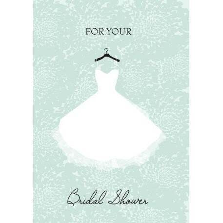 Shower Dress Greeting Card