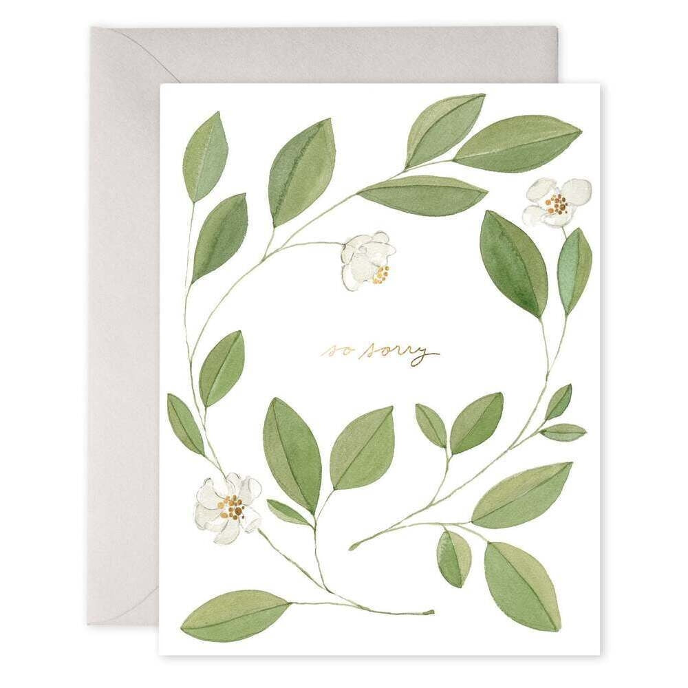 Magnolia Condolence Greeting Card