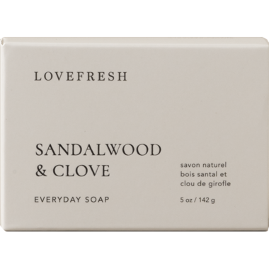 Lovefresh Everyday Soap Bar Sandalwood & Clove