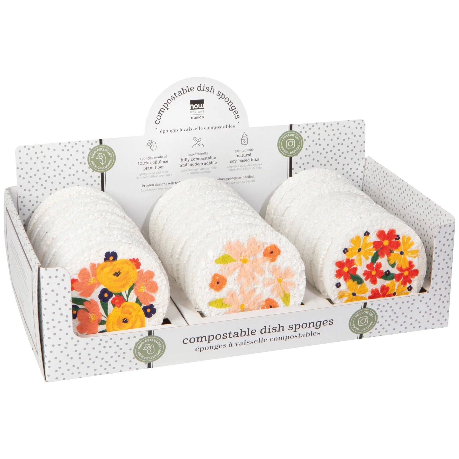 Assorted Full Bloom Sponges