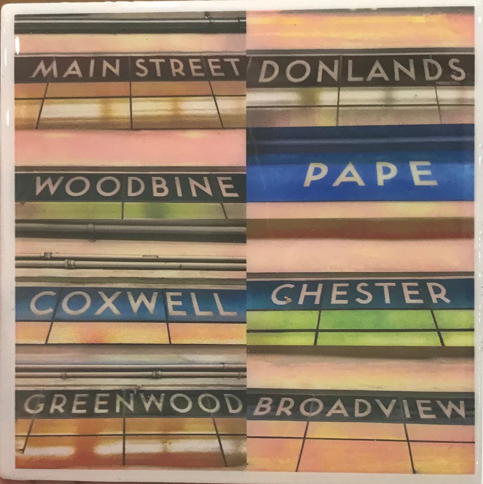 East York Subway Stop Coasters
