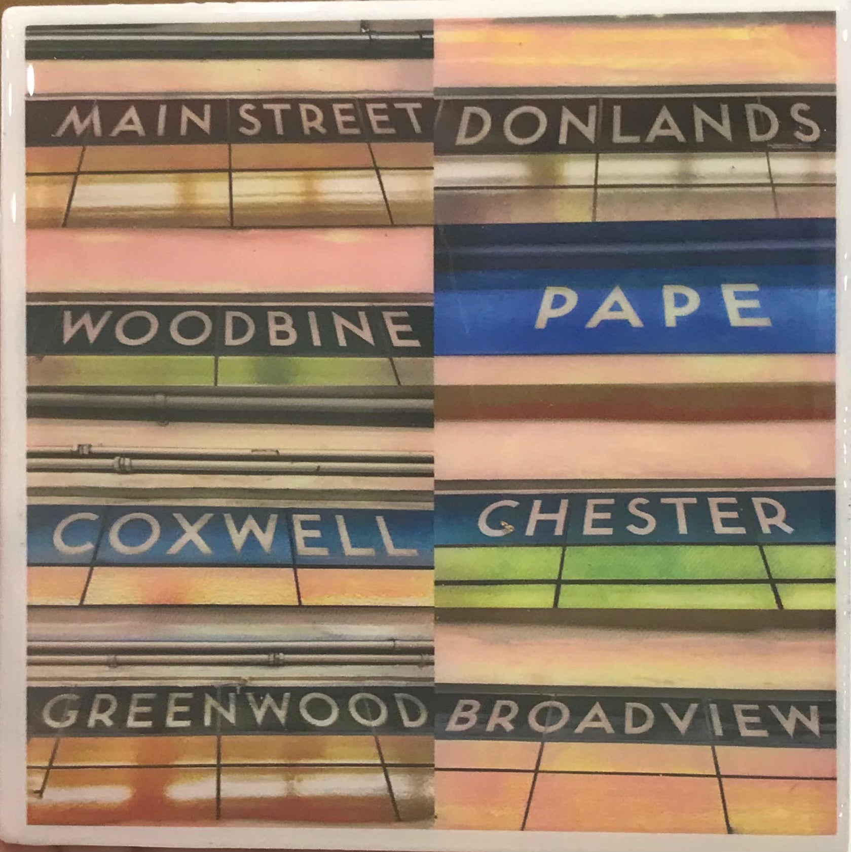 East York Subway Stop Coasters