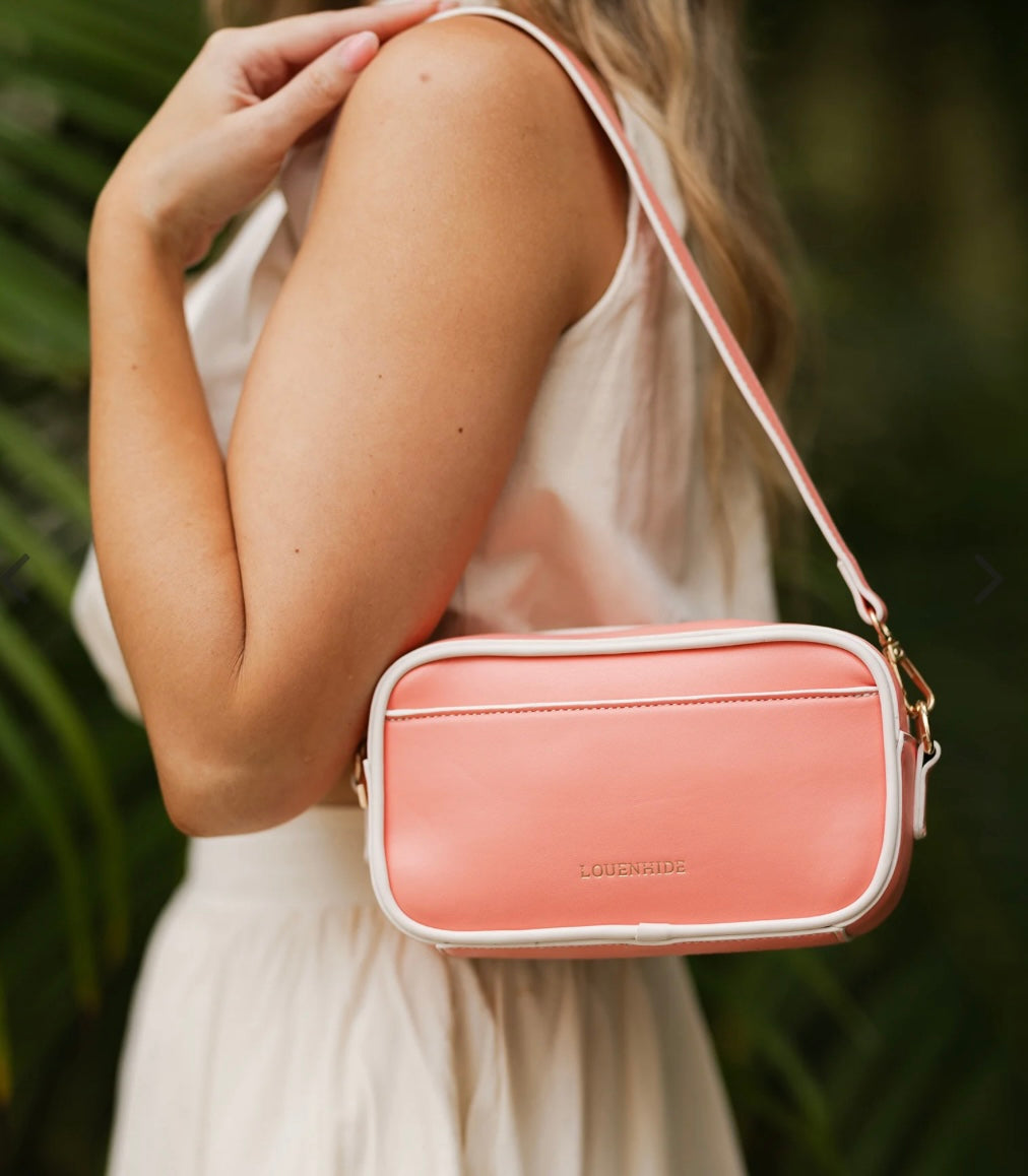 Xanadu Crossbody Bag in Peach