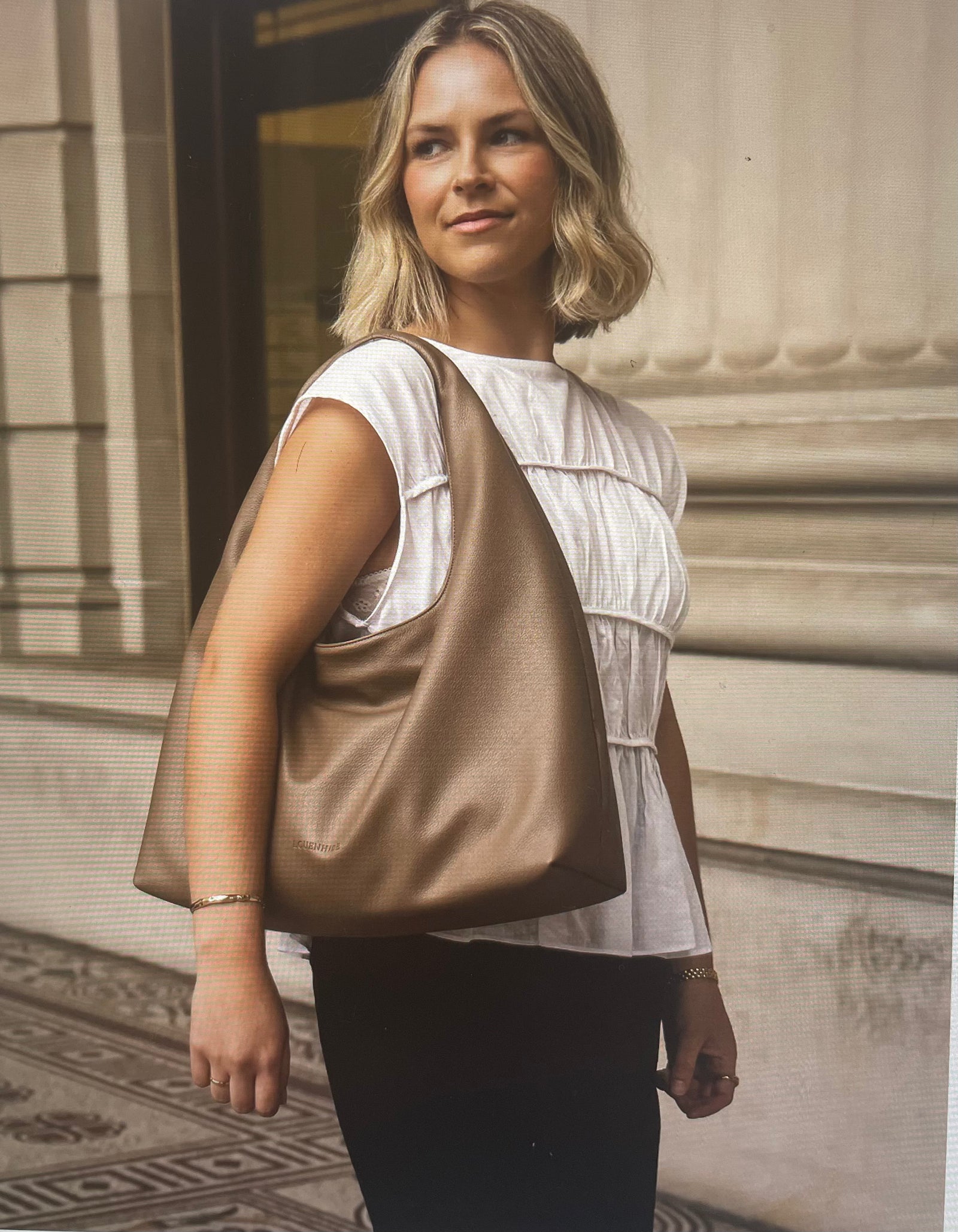 Mocha Monaco Bag by Louenhide