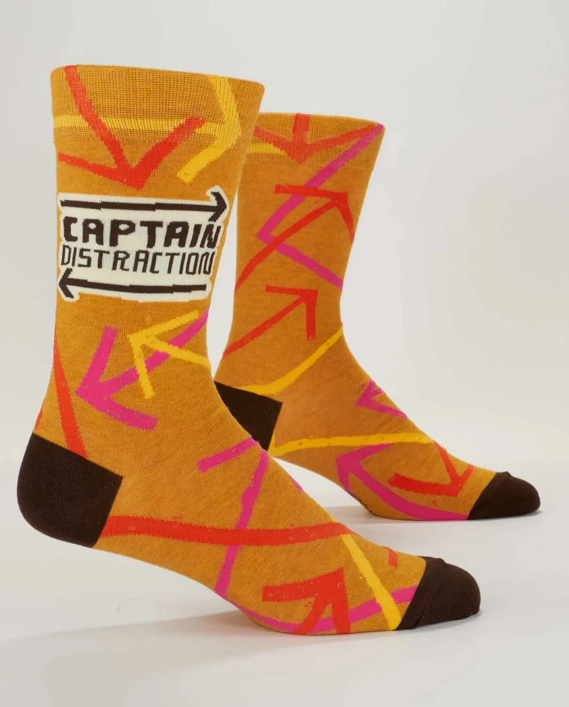 Blue Q Mens Distraction Sock