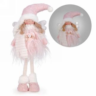 Pink and White Standing Fairy