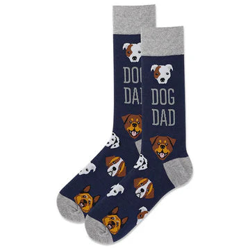 Dog Dad Hot Sox Men’s Crew Socks