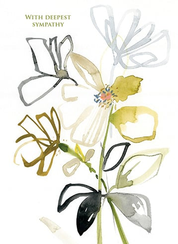 With Deepest Sympathy Greeting Card