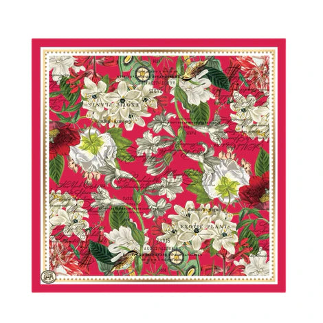 Michel Design Works Luncheon Napkin: White Christmas