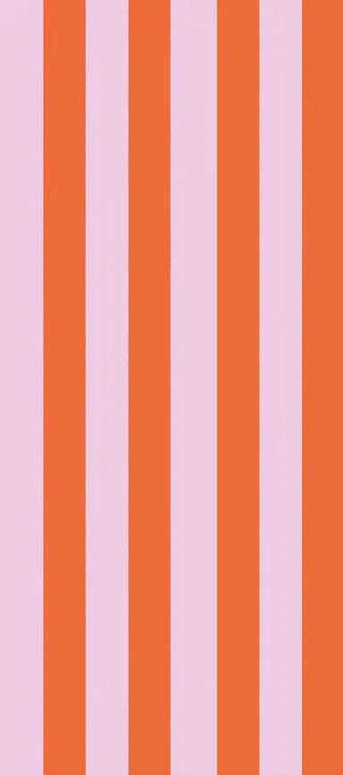 Orange and Pink Stripes Tissue Paper