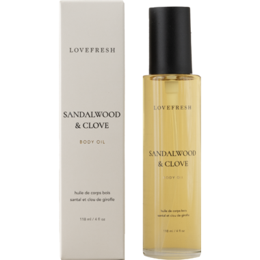 Lovefresh Body Oil Sandalwood & Clove