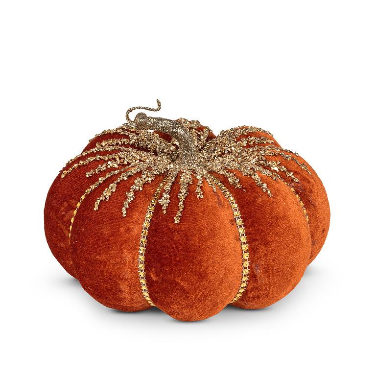 Medium Pumpkin with Glitter