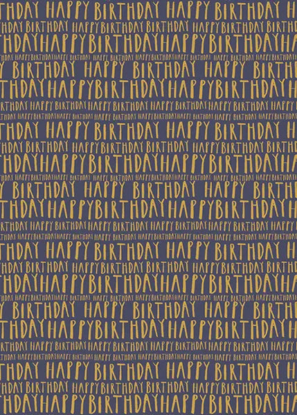 Happy Birthday Roll Wrap