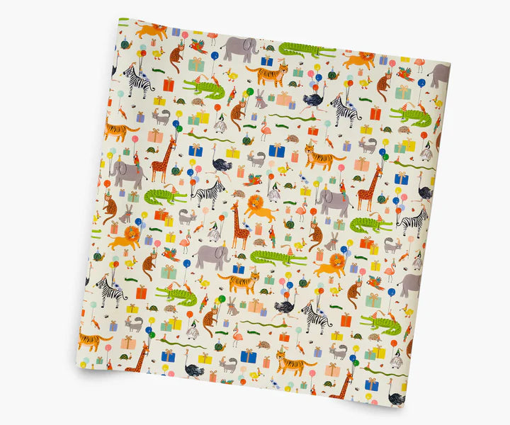 Party Animals Wrapping Paper