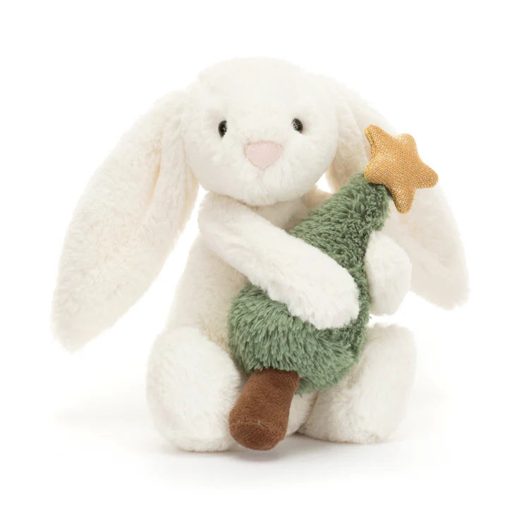 Jellycat Bunny with Christmas Tree