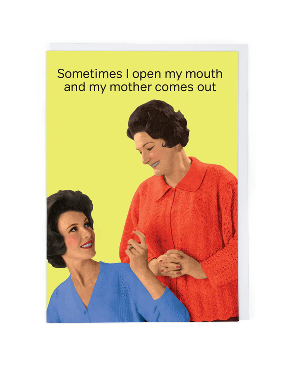 Open My Mouth Greeting Card