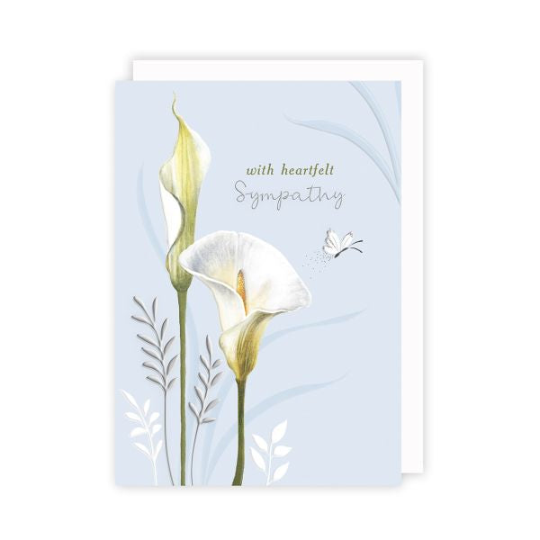 Heartfelt sympathy, lillies