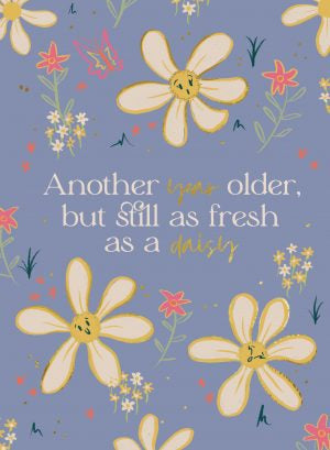 Daisy Birthday Greeting Card