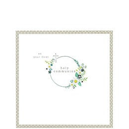 On Your First Holy Communion Card