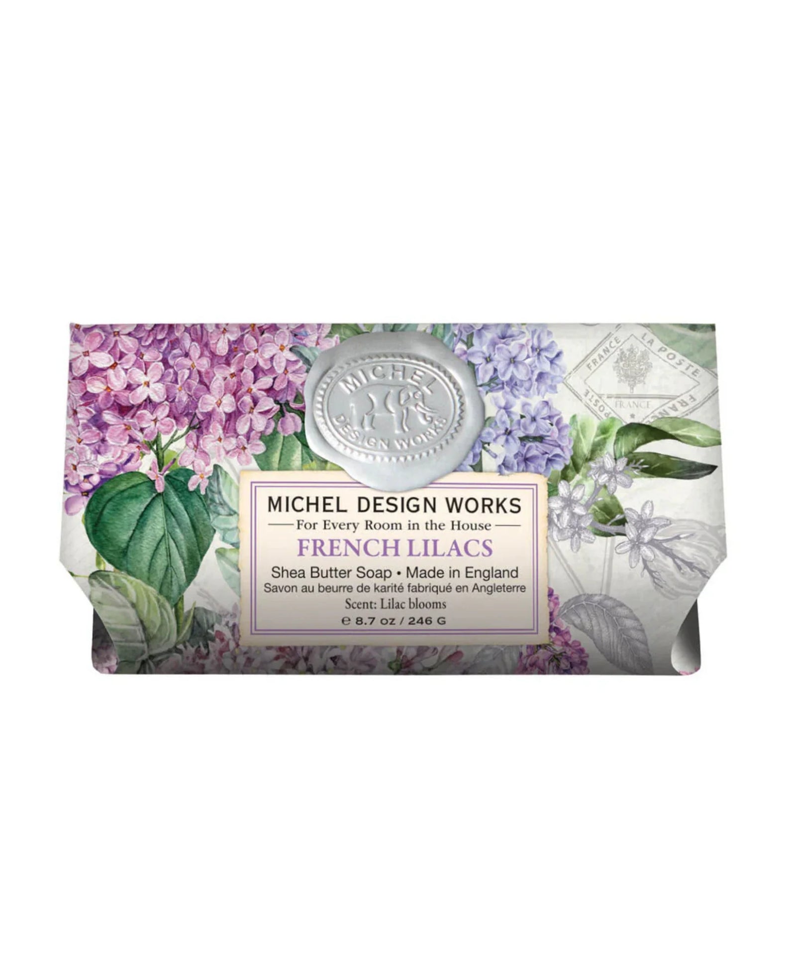 MICHEL DESIGN WORKS FRENCH LILACS LARGE BATH SOAP