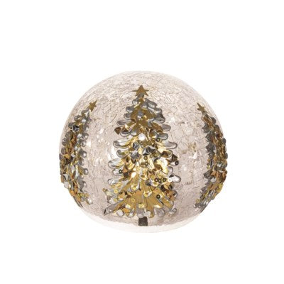Gold Tree Led Globe