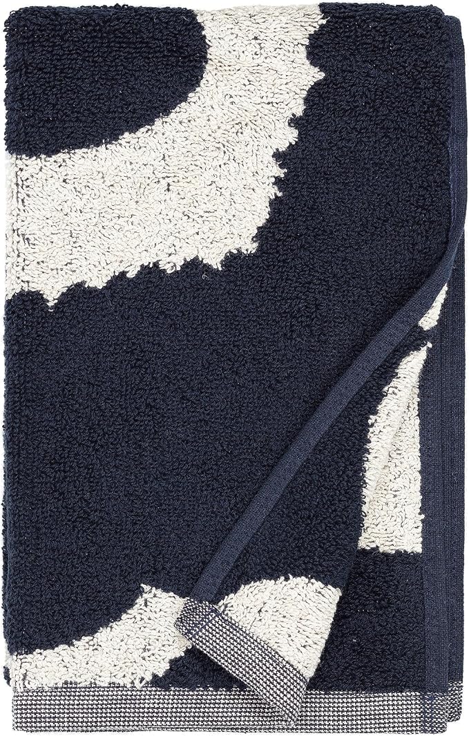 Marimekko - Unikko Terry Cotton Guest Towel (Blue Poppy)