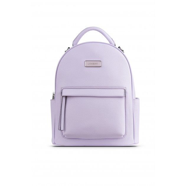 The Maude - Lavender Vegan Leather Backpack