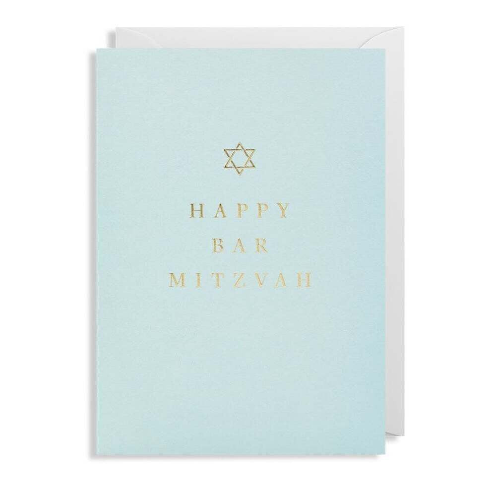 Happy Bar Mitzvah Greeting Card