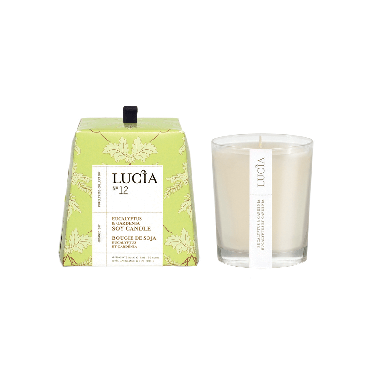 Lucia - No.12 Eucalyptus & Gardenia Soy Candle