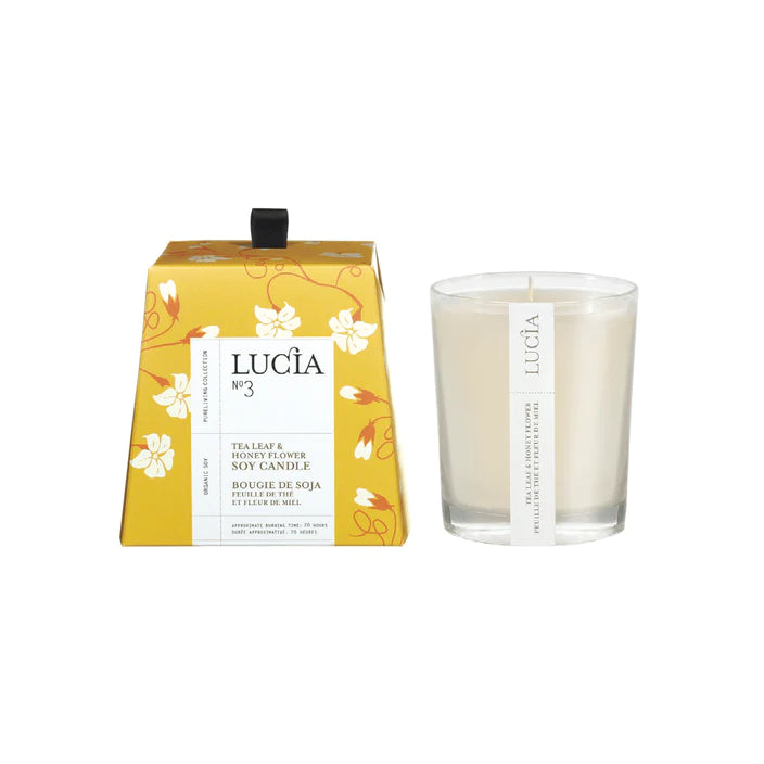 Lucia - No.3 Tea Leaf & Honey Flower Soy Candle