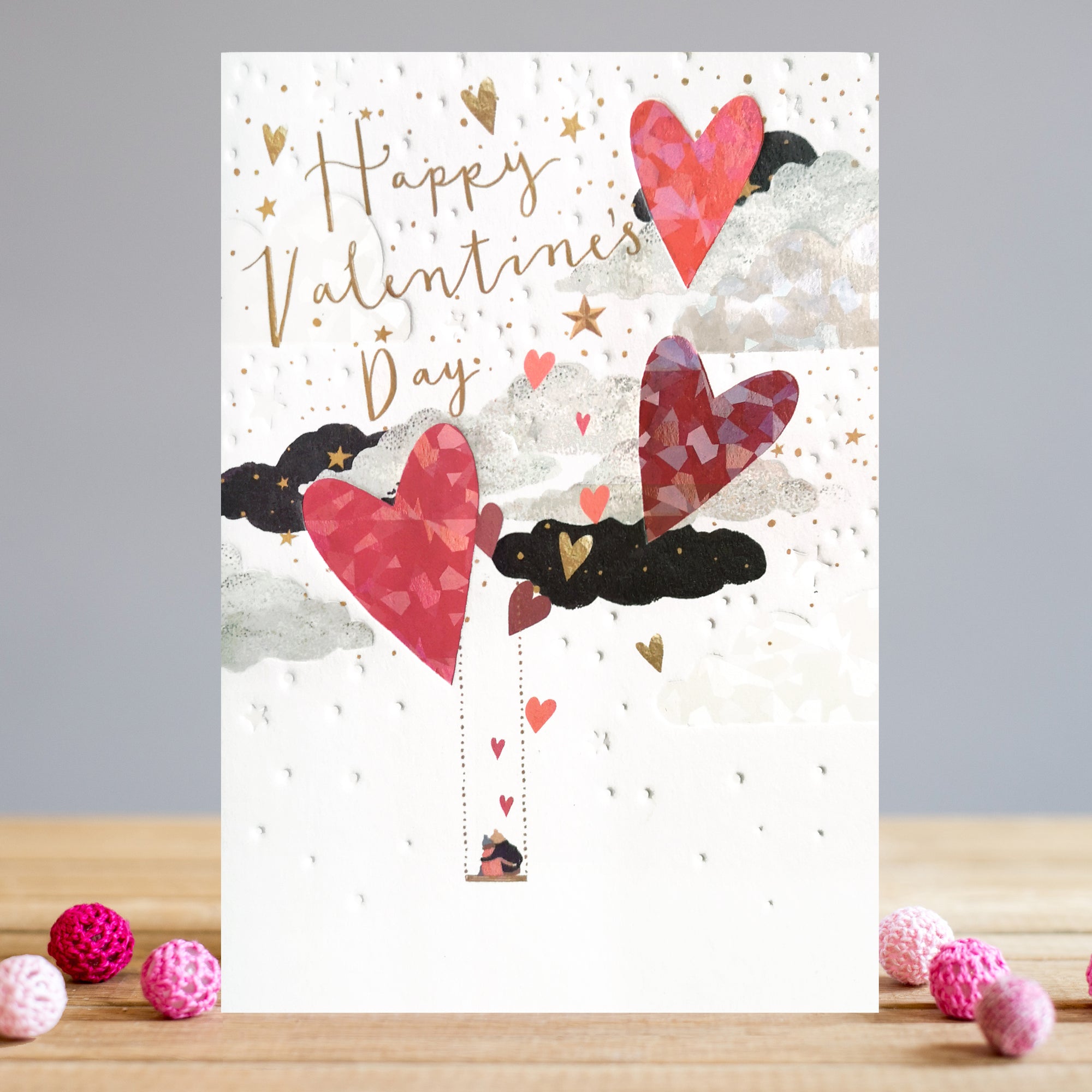 Valentine's Day Hearts Greeting Card