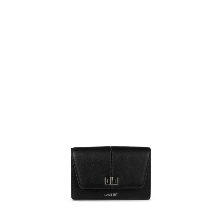 The Molly - 3-In-1 Black Vegan Leather Handbag