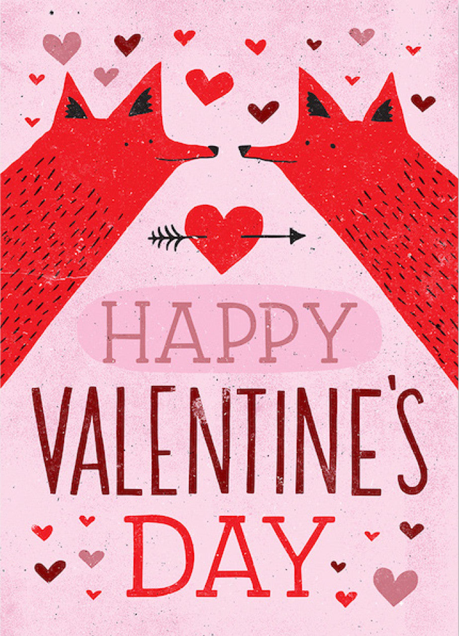 Foxy Valentine Greeting Card