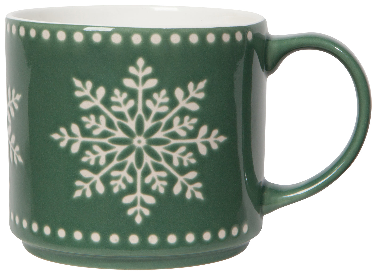 Good Tidings Snowflake Stacking Mug