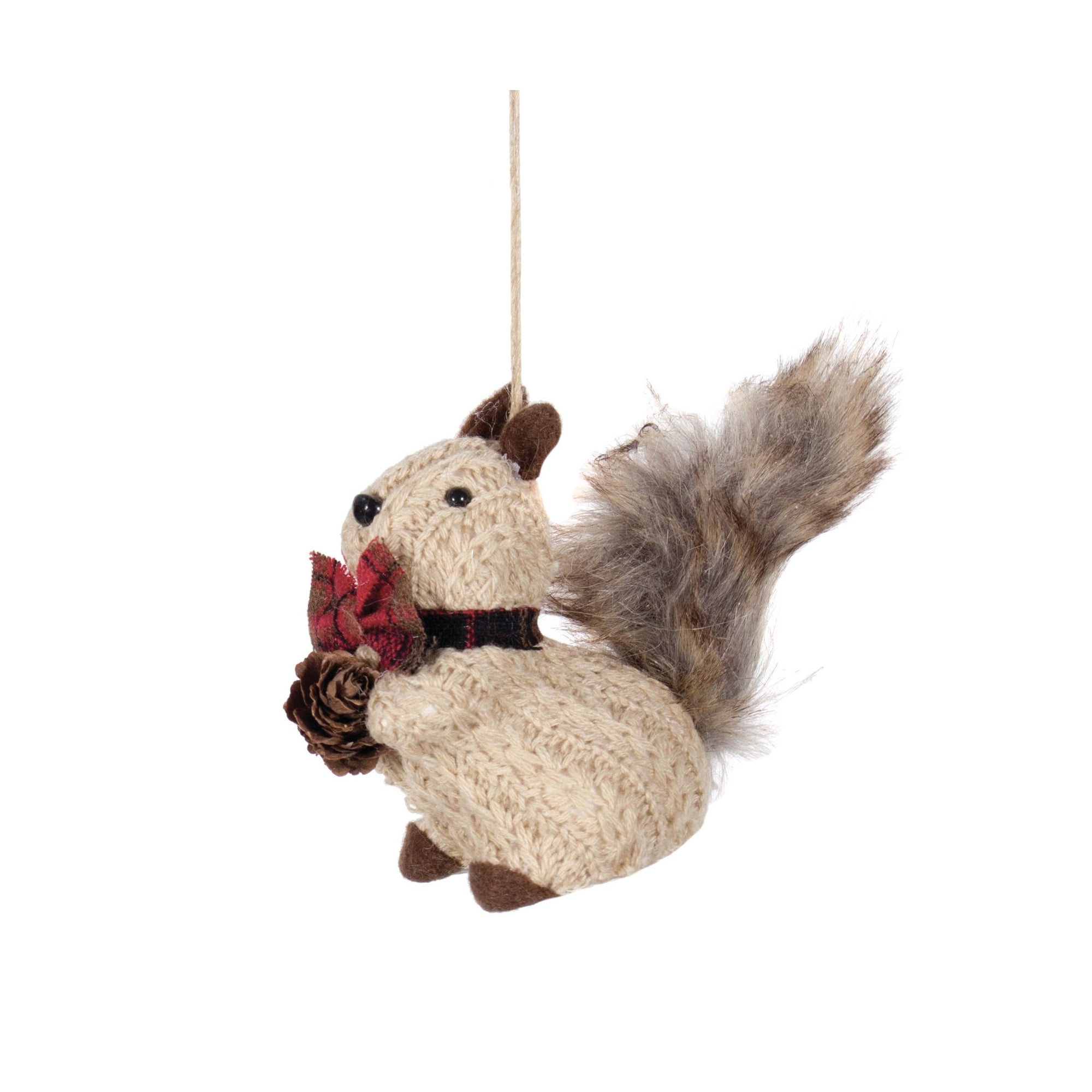 Squirrel with Bowtie Ornament