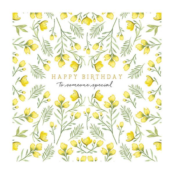 Happy birthday to someone special - Flowers