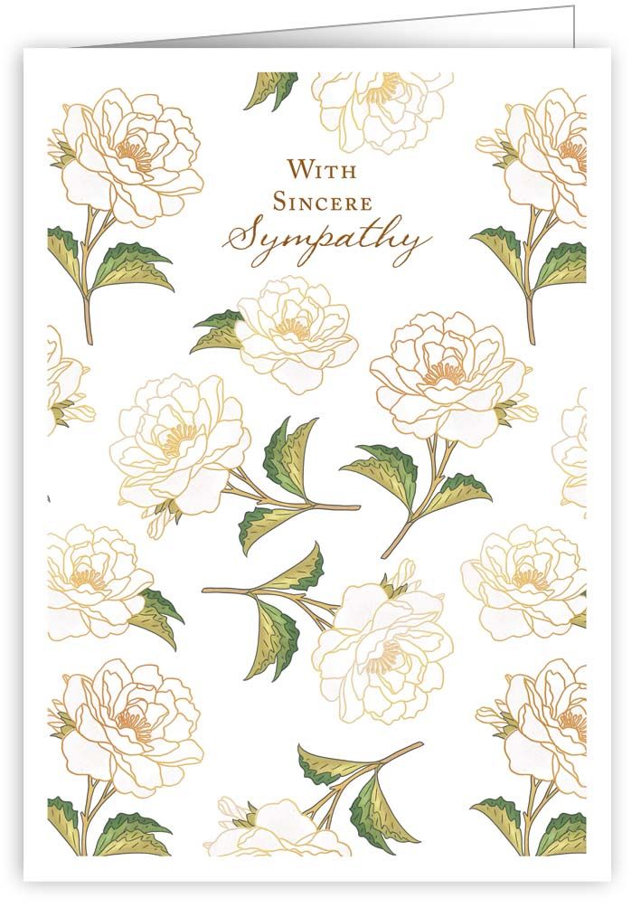 With sincere sympathy