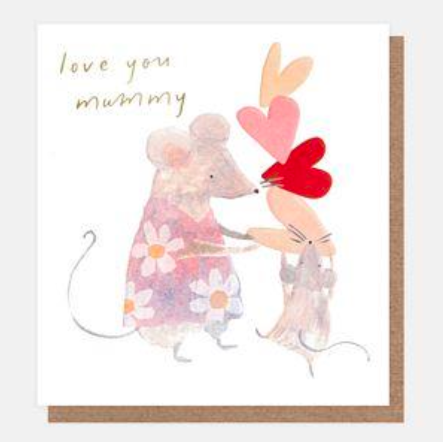 Love You Mummy Greeting Card