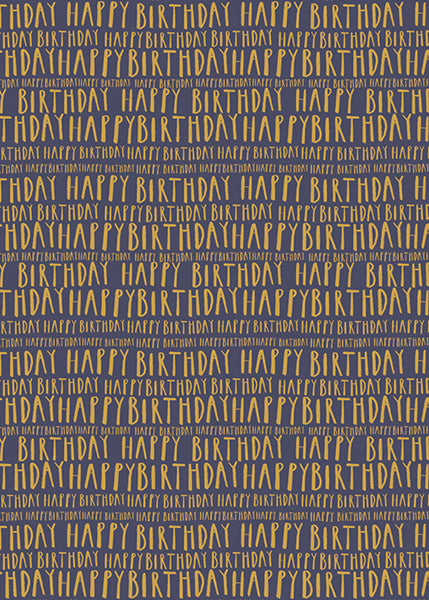 Happy Birthday Roll Wrap