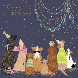 Happy Birthday Dogs Greeting Card
