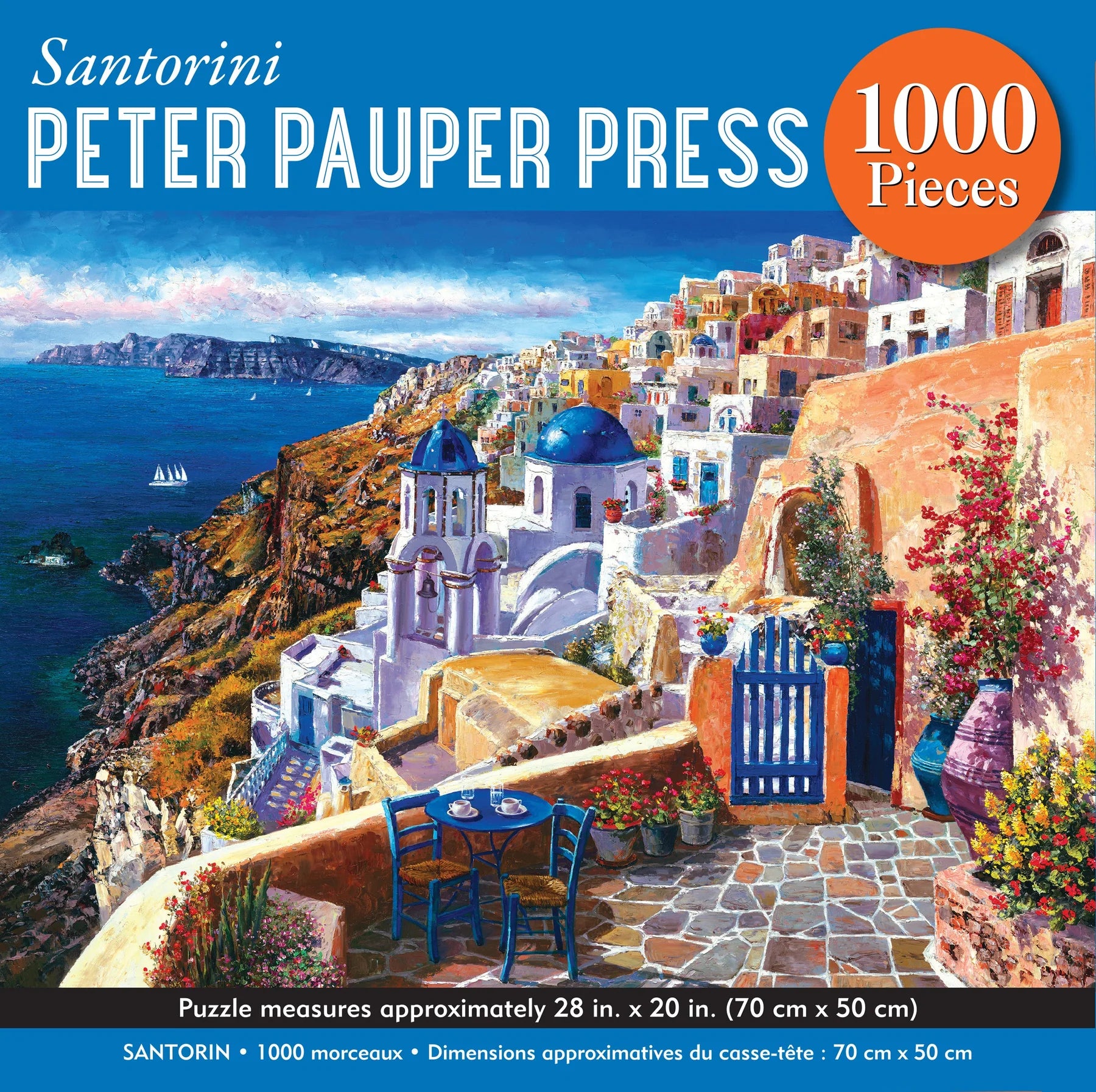 Santorini Puzzle (1000 Pieces)