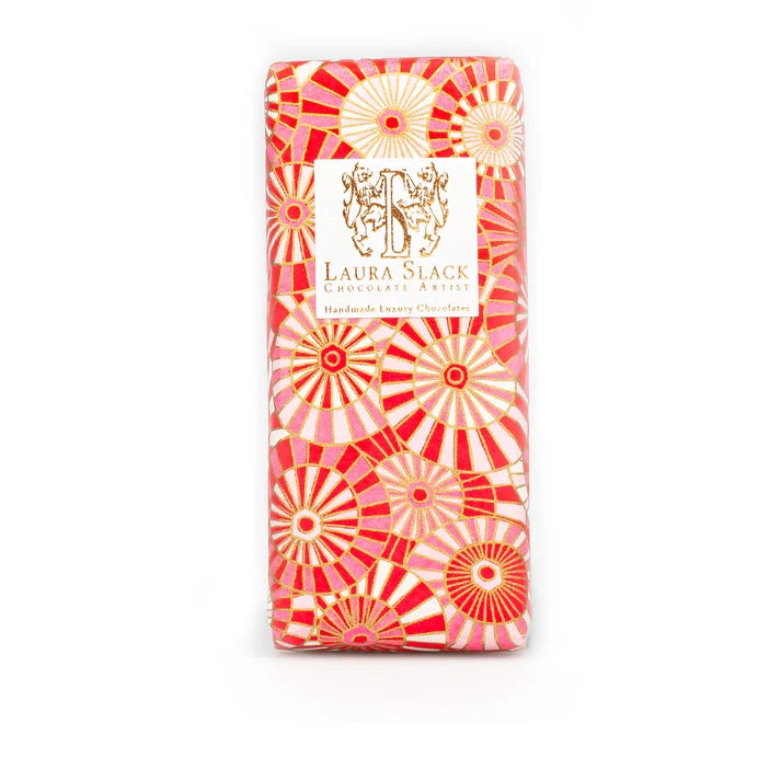 Strawberry Filled Dark Chocolate Bar