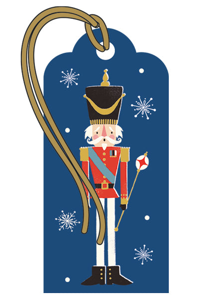 Nutcracker Blue Gift Tags