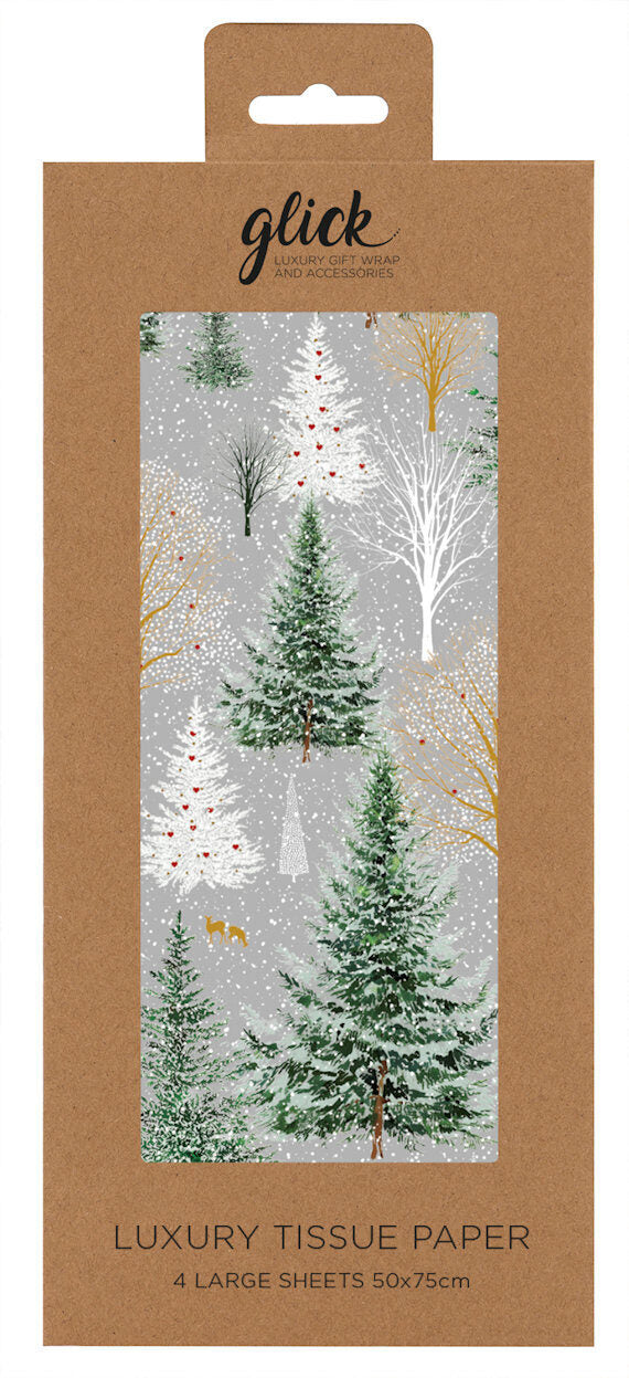 Frosty Grove Tissue Paper